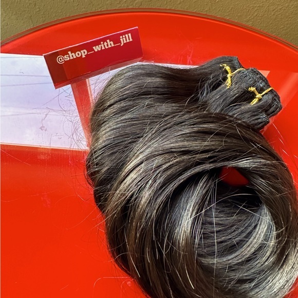 20” Darkest Brown #2 Clip In Extensions 100% Human Hair 7pcs 120g It#NO - Picture 9 of 12